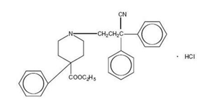 image of diphenoxylate hcl chemical structure - chemical structure 1